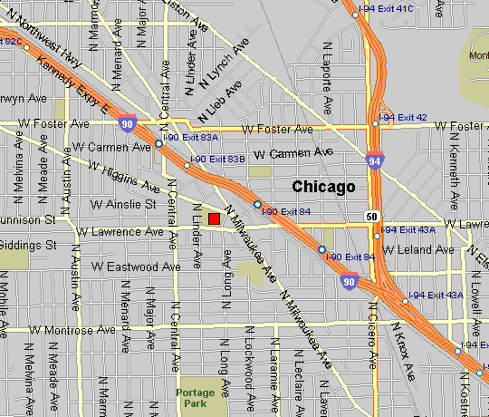 Chicago Expressway Map